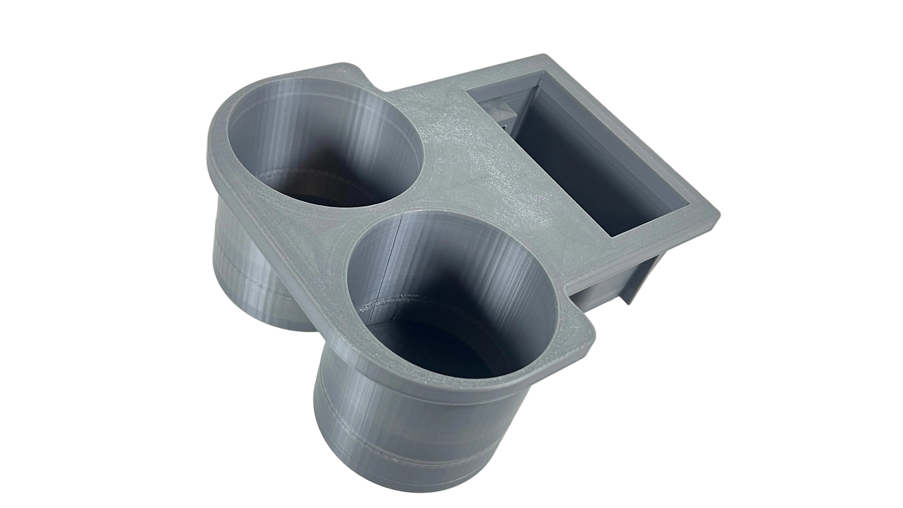 BMW E46 M3 330ci 330i Coupe Sedan Wagon Rear Large 80mm & 67mm Adjustable Cup Holder & Ashtray