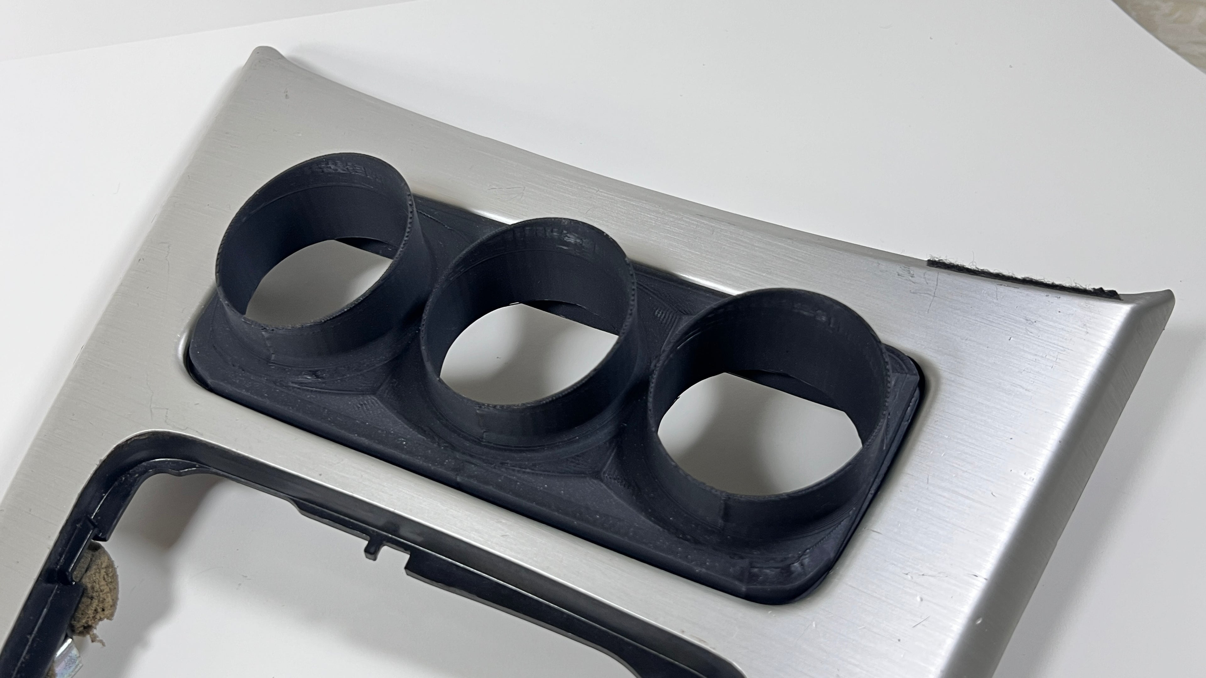 BMW E90 E91 E92 E93 M3 335i 328i Center Console 52mm Gauge Mount Ash Tray Triple