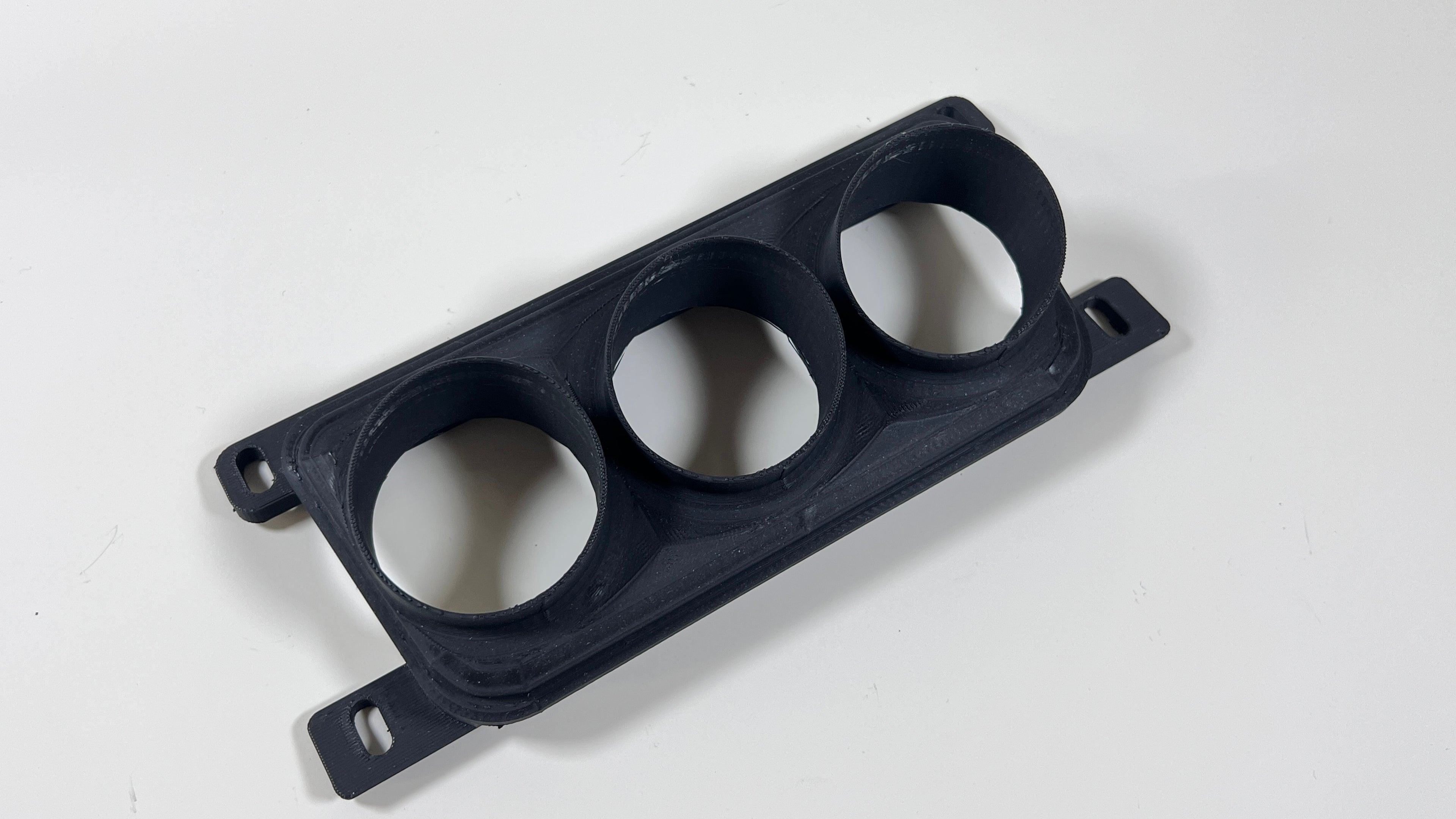 BMW E90 E91 E92 E93 M3 335i 328i Center Console 52mm Gauge Mount Ash Tray Triple