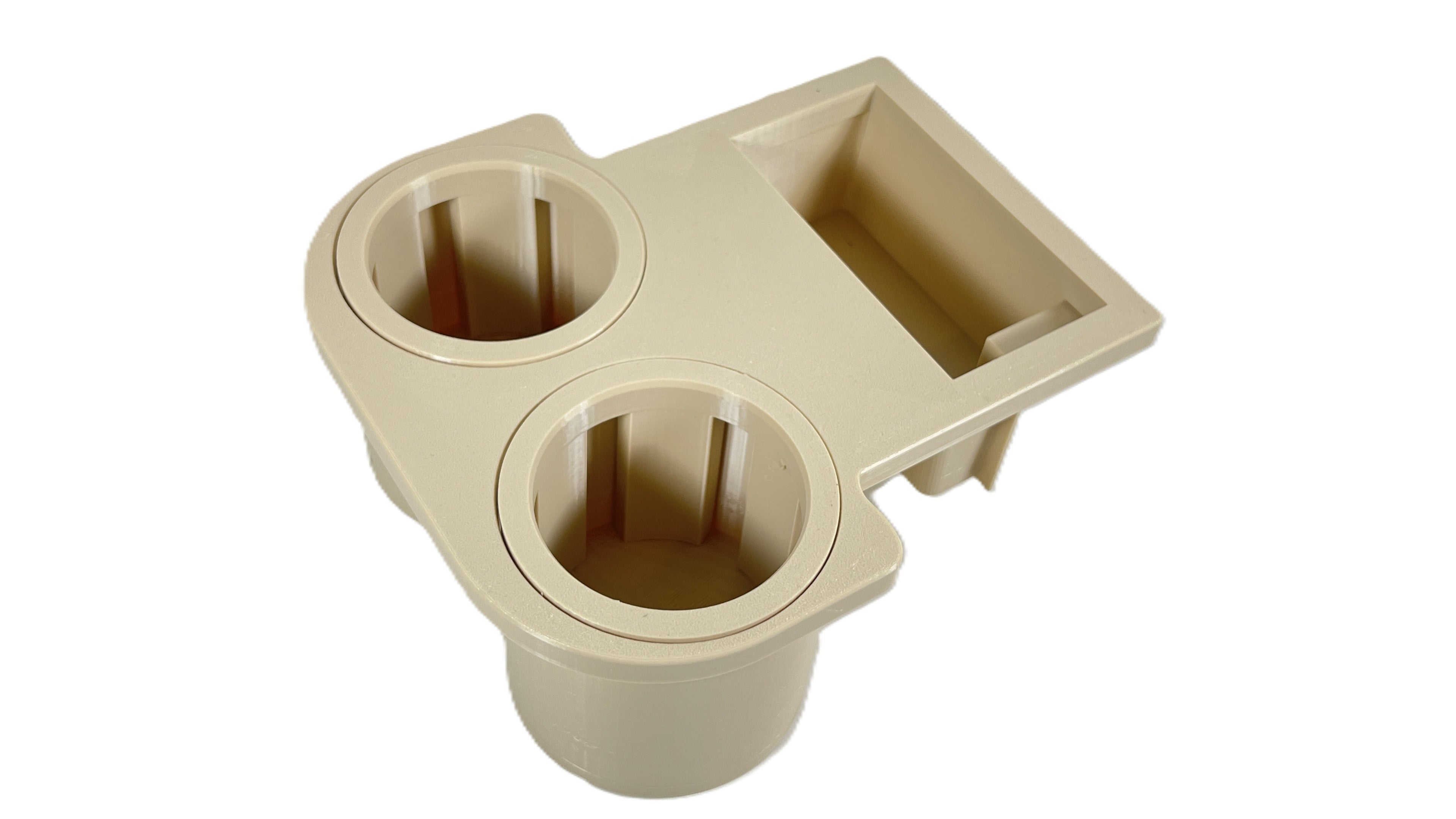 BMW E46 M3 330ci 330i Coupe Sedan Wagon Rear Large 80mm & 67mm Adjustable Cup Holder & Ashtray