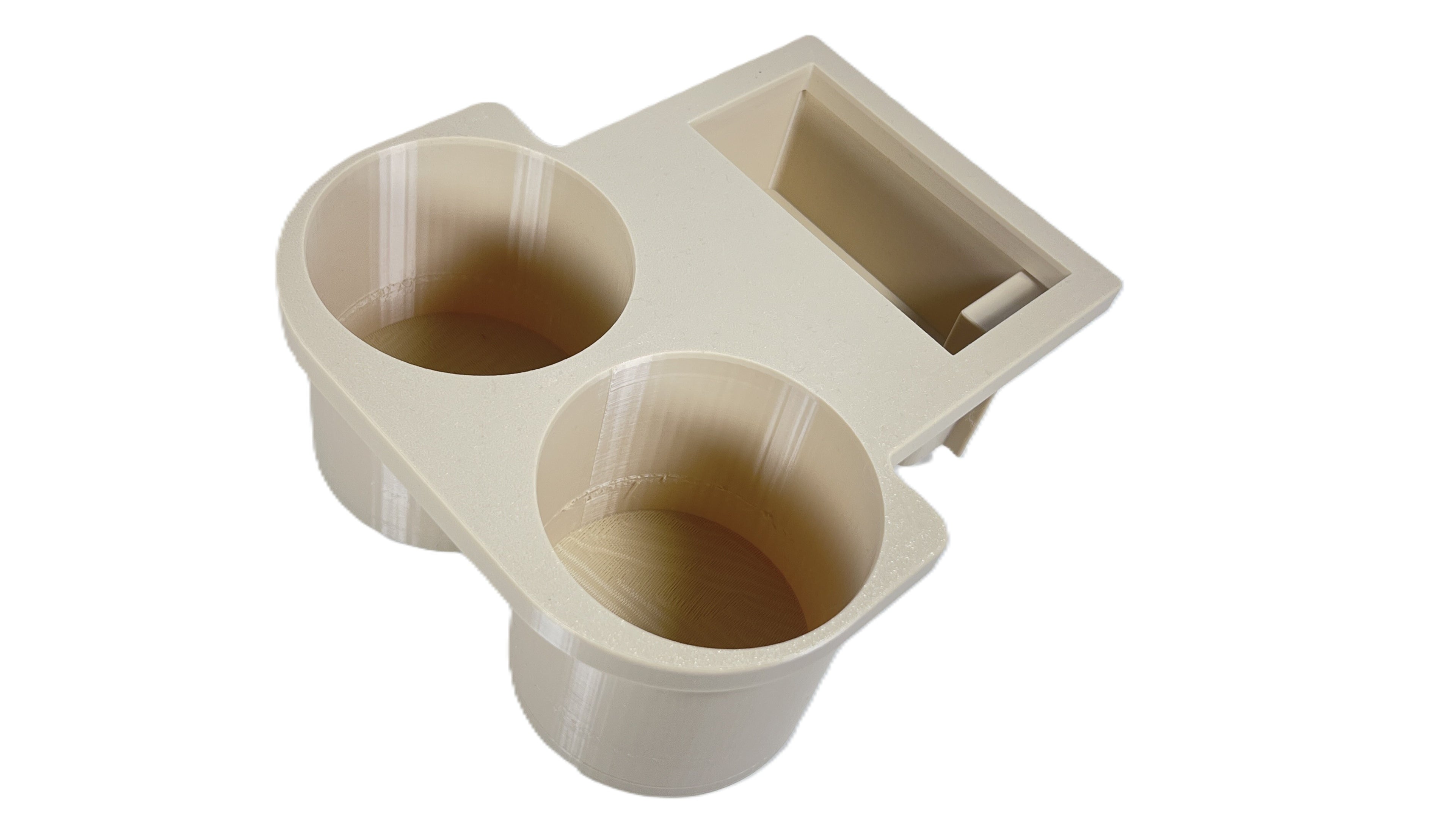 BMW E46 M3 330ci 330i Coupe Sedan Wagon Rear Large 80mm & 67mm Adjustable Cup Holder & Ashtray