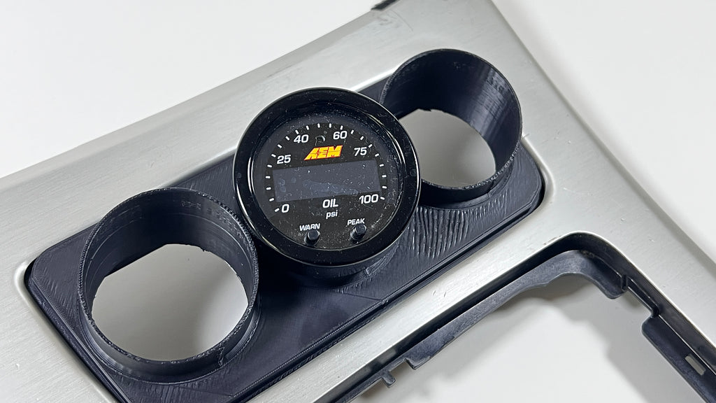 BMW E90 E91 E92 E93 M3 335i 328i Center Console 52mm Gauge Mount Ash Tray Triple