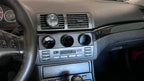BMW E46 M3 330Ci 330i Radio Block Off & Triple 52mm Gauge Pod Holder Delete Cover Panel