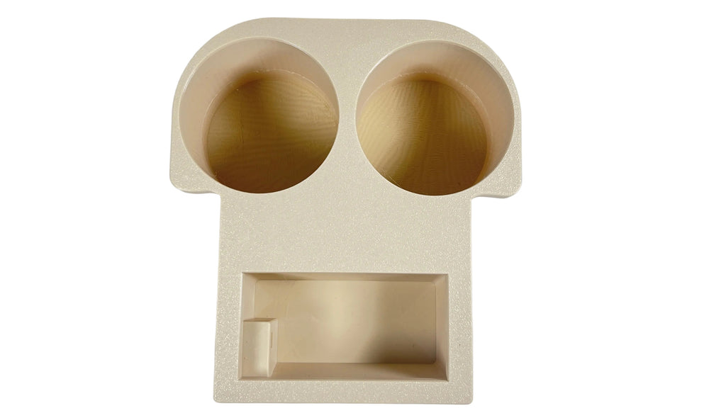 BMW E46 M3 330ci 330i Coupe Sedan Wagon Rear Large 80mm & 67mm Adjustable Cup Holder & Ashtray