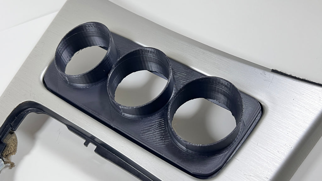 BMW E90 E91 E92 E93 M3 335i 328i Center Console 52mm Gauge Mount Ash Tray Triple