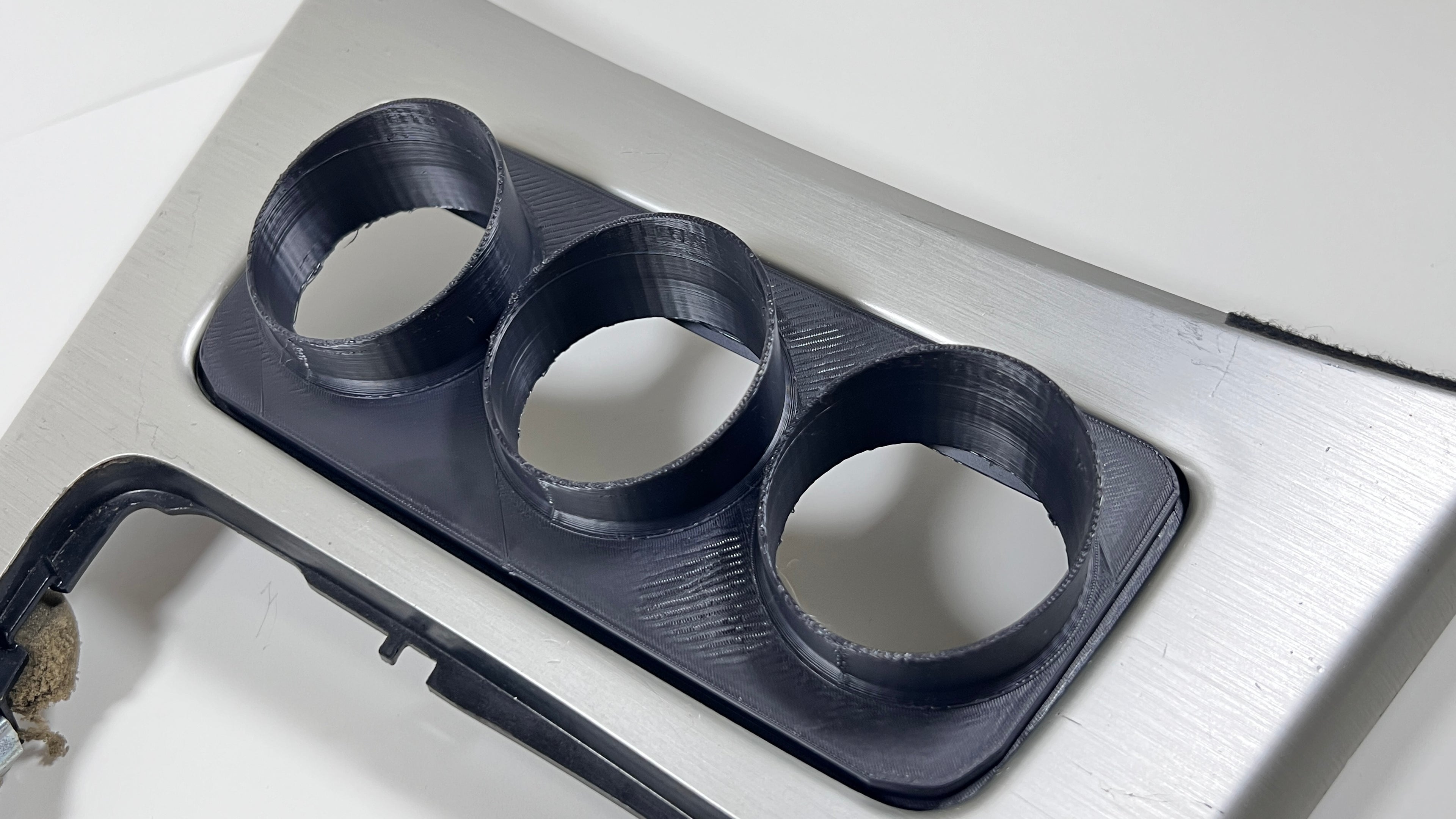 BMW E90 E91 E92 E93 M3 335i 328i Center Console 52mm Gauge Mount Ash Tray Triple