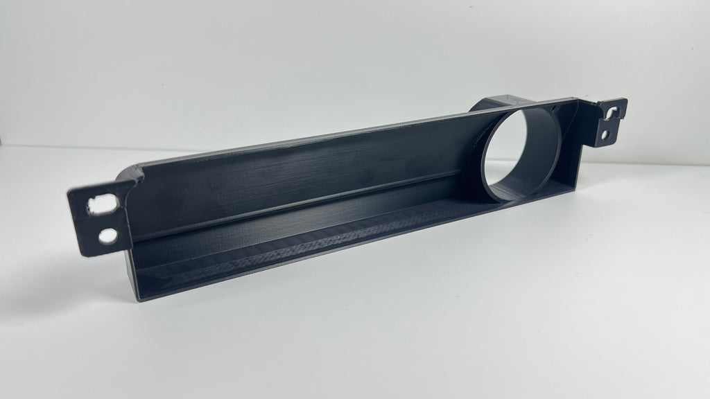BMW E46 M3 330Ci 330i Radio Block Off & Single 52mm Gauge Pod Holder Delete Cover Panel