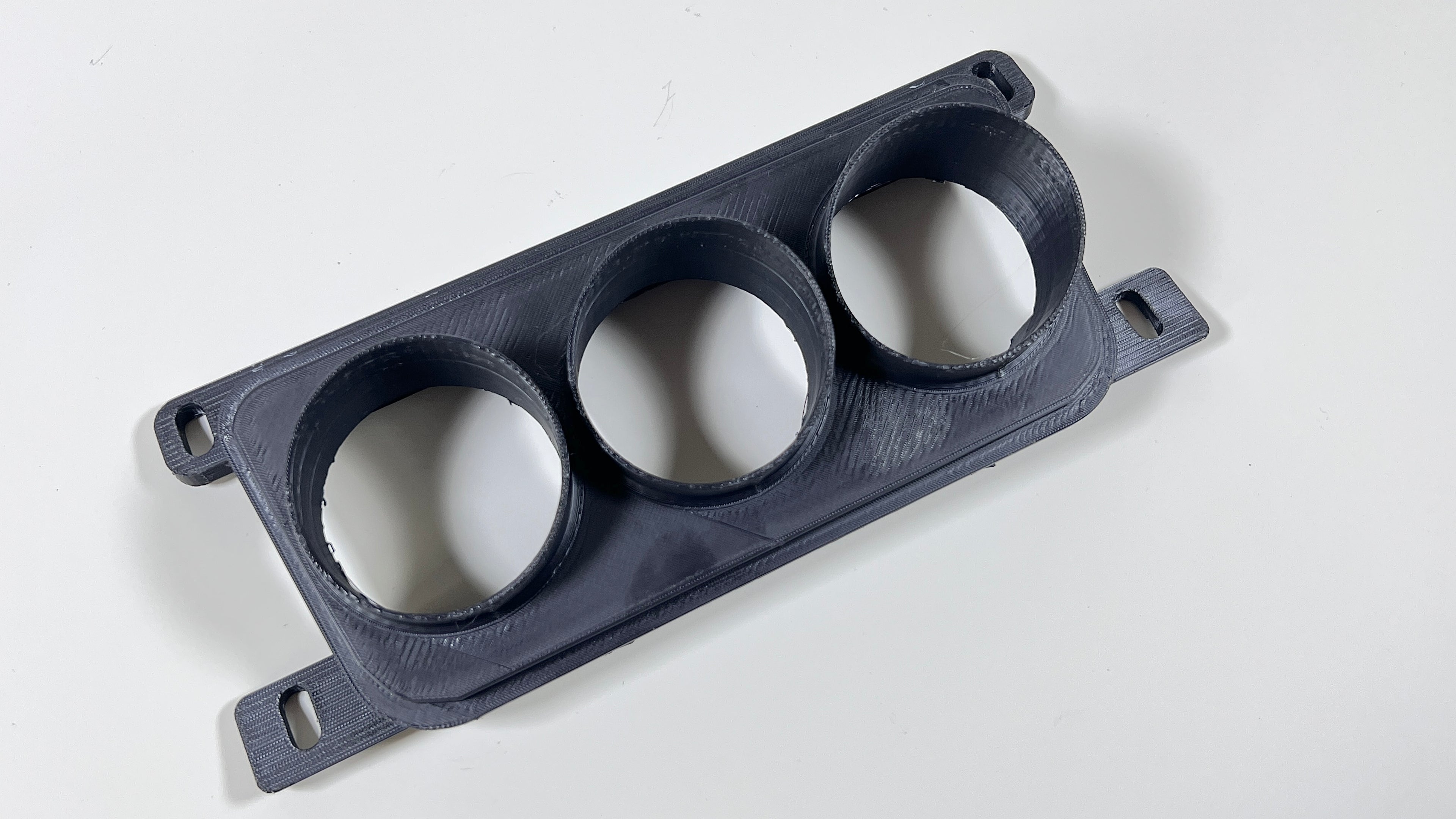 BMW E90 E91 E92 E93 M3 335i 328i Center Console 52mm Gauge Mount Ash Tray Triple