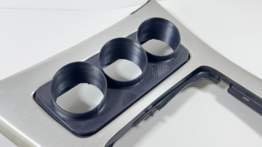 BMW E90 E91 E92 E93 M3 335i 328i Center Console 52mm Gauge Mount Ash Tray Triple