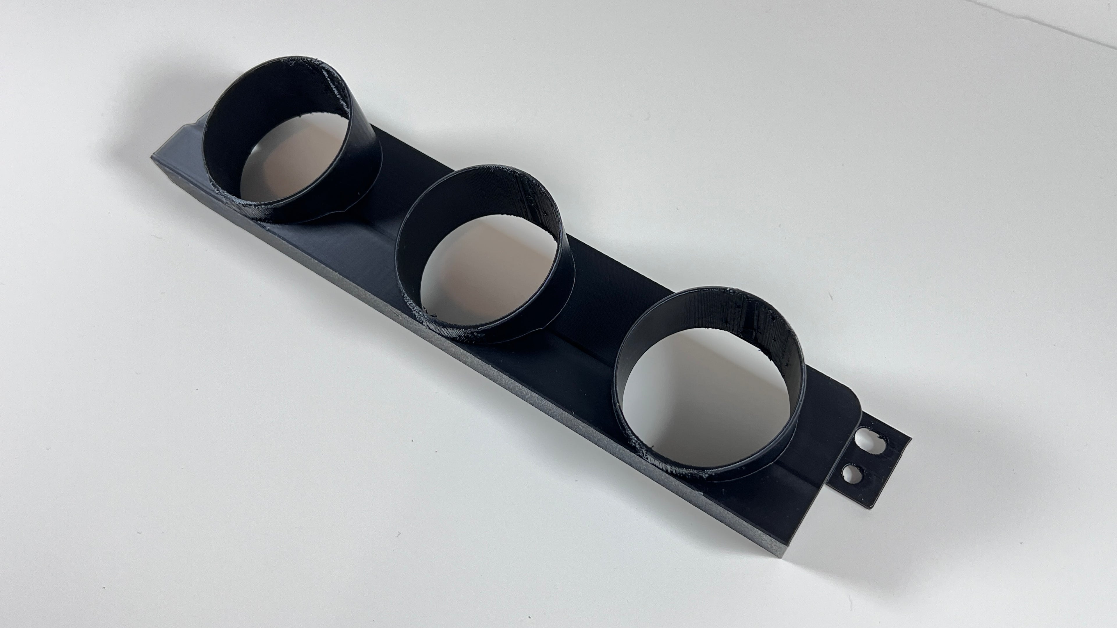 BMW E46 M3 330Ci 330i Radio Block Off & Triple 52mm Gauge Pod Holder Delete Cover Panel