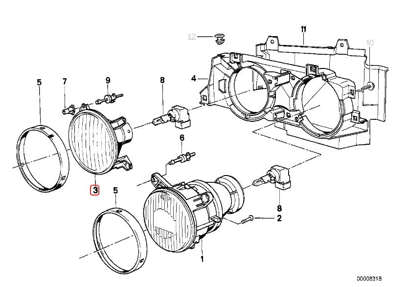 BMW E30 Headlight Velocity Stack Intake - M3 325is 325ix 325es 318is