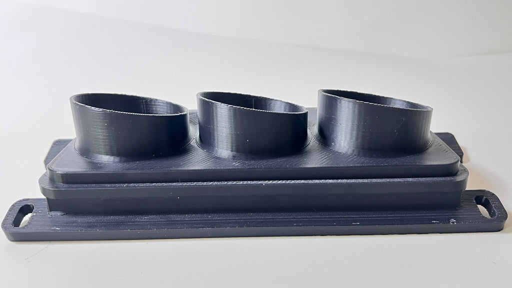 BMW E90 E91 E92 E93 M3 335i 328i Center Console 52mm Gauge Mount Ash Tray Triple