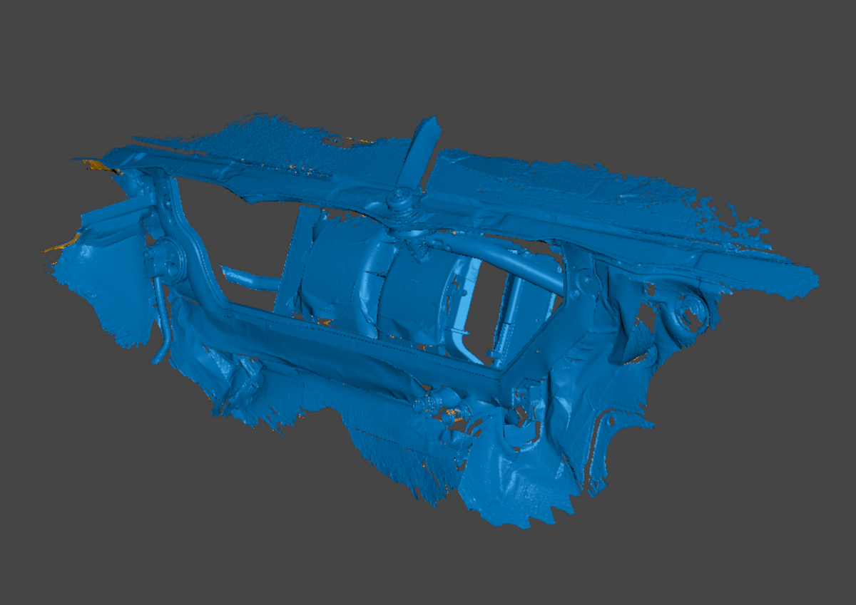BMW E46 Chassis Firewall - 3D Scan