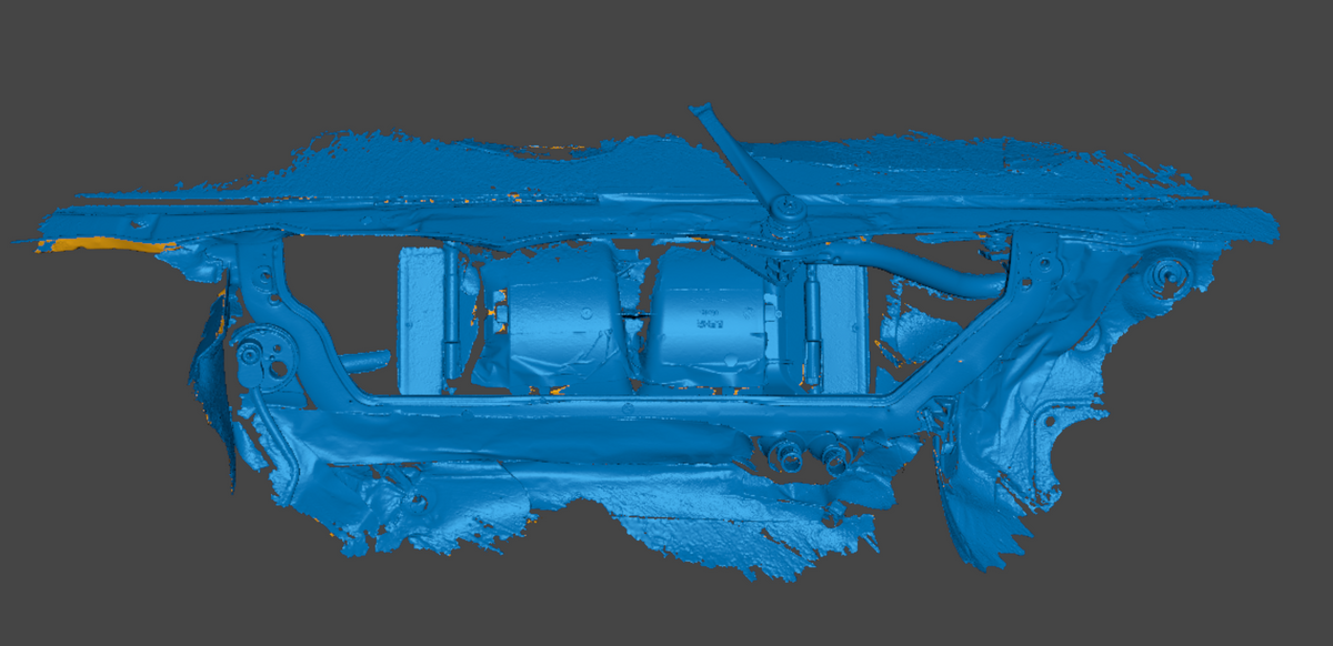 BMW E46 Chassis Firewall - 3D Scan