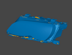 BMW E46 Facelift Sedan Left Headlight - 3D Scan