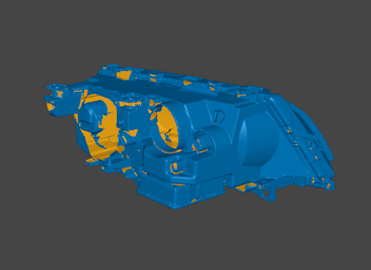BMW E46 Facelift Sedan Left Headlight - 3D Scan