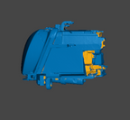 BMW E46 Facelift Sedan Left Headlight - 3D Scan
