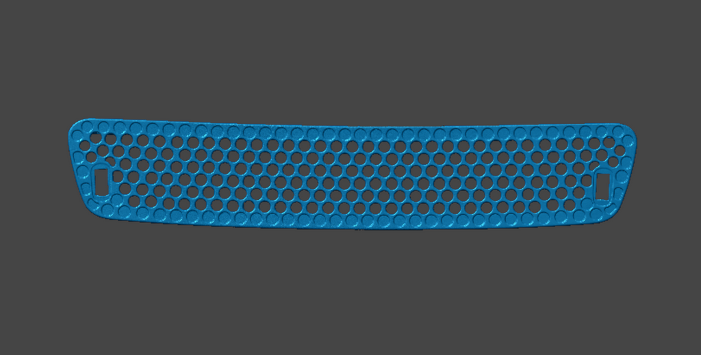 BMW E46 M3 Hood Grille - 3D Scan