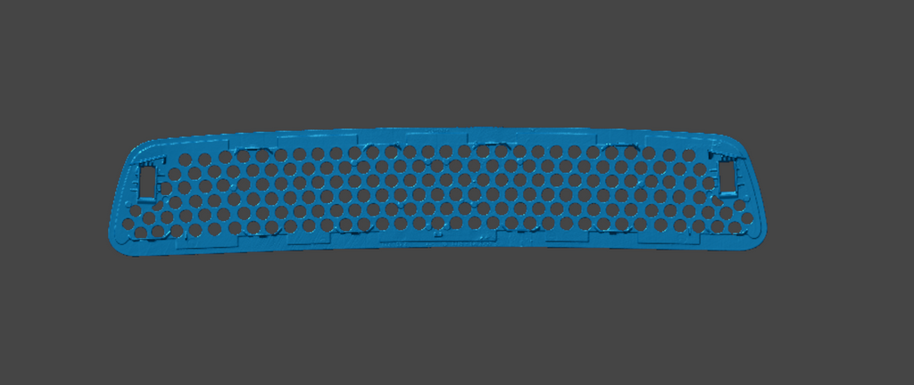 BMW E46 M3 Hood Grille - 3D Scan