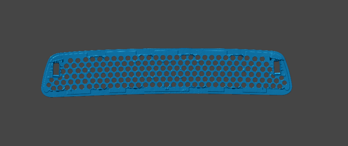 BMW E46 M3 Hood Grille - 3D Scan