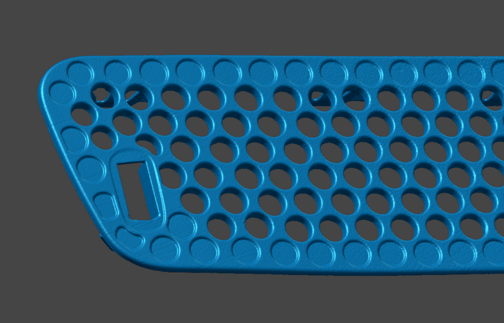 BMW E46 M3 Hood Grille - 3D Scan