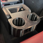 BMW E46 M3 330ci 330i Coupe Sedan Wagon Rear Large 80mm & 67mm Adjustable Cup Holder & Ashtray