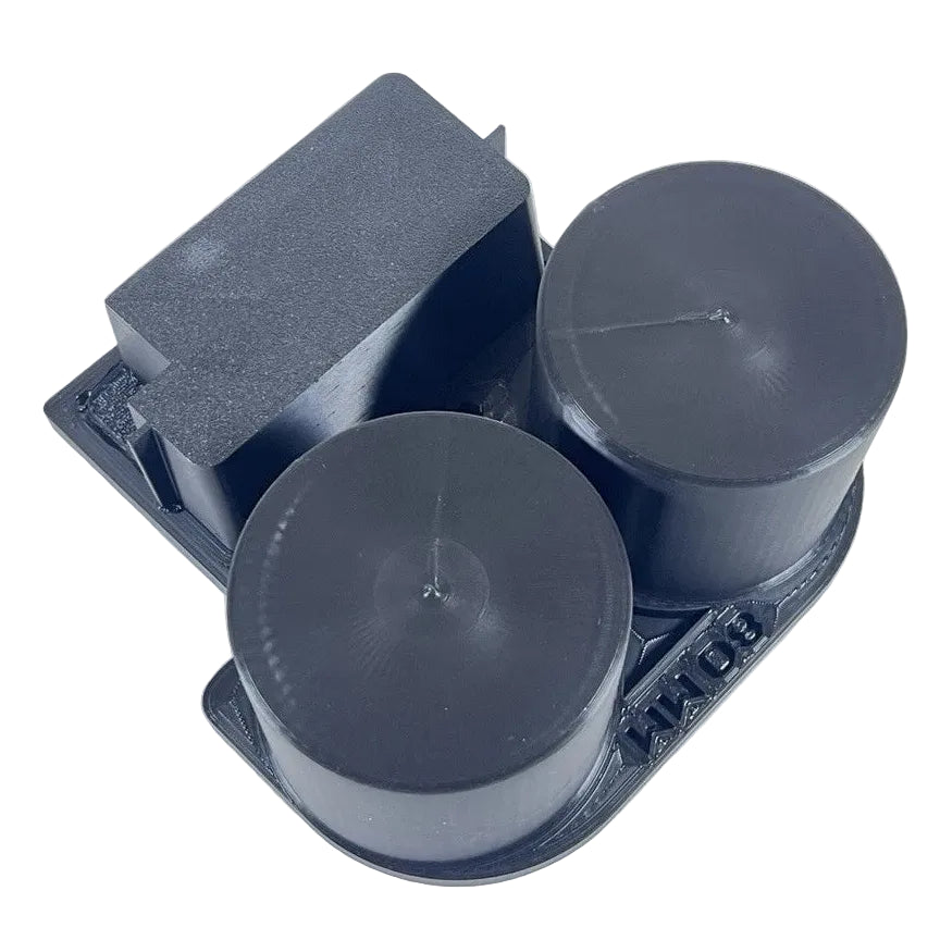 BMW E46 M3 330ci 330i Coupe Sedan Wagon Rear Large 80mm & 67mm Adjustable Cup Holder & Ashtray