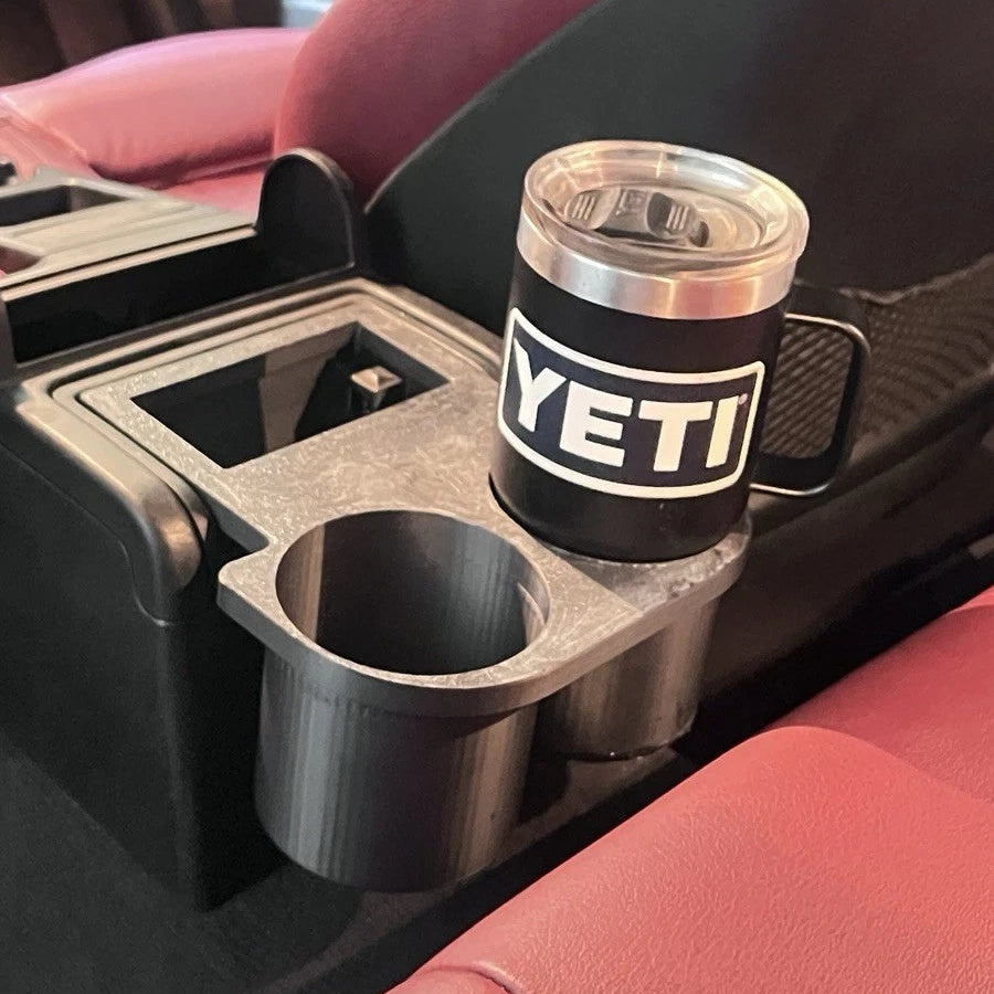 BMW E46 M3 330ci 330i Coupe Sedan Wagon Rear Large 80mm & 67mm Adjustable Cup Holder & Ashtray