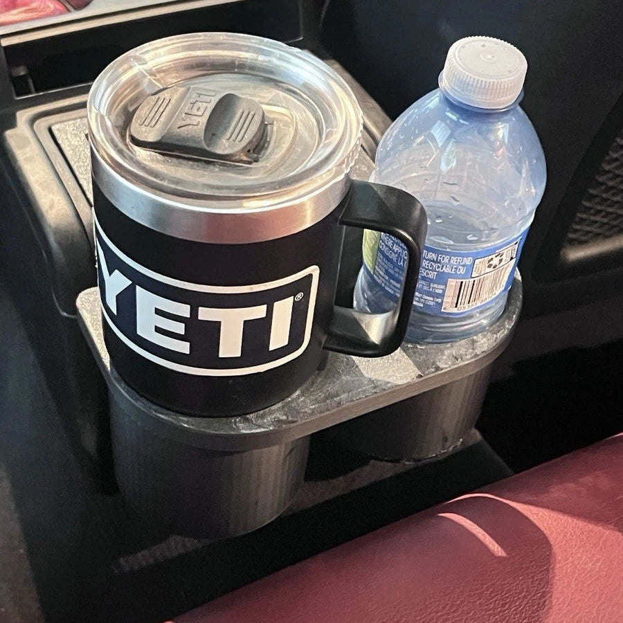 BMW E46 M3 330ci 330i Coupe Sedan Wagon Rear Large 80mm & 67mm Adjustable Cup Holder & Ashtray