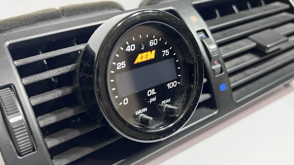 BMW E46 3 Series 52mm Center Air Vent  Aftermarket Gauge Pod Mount Bracket Holder