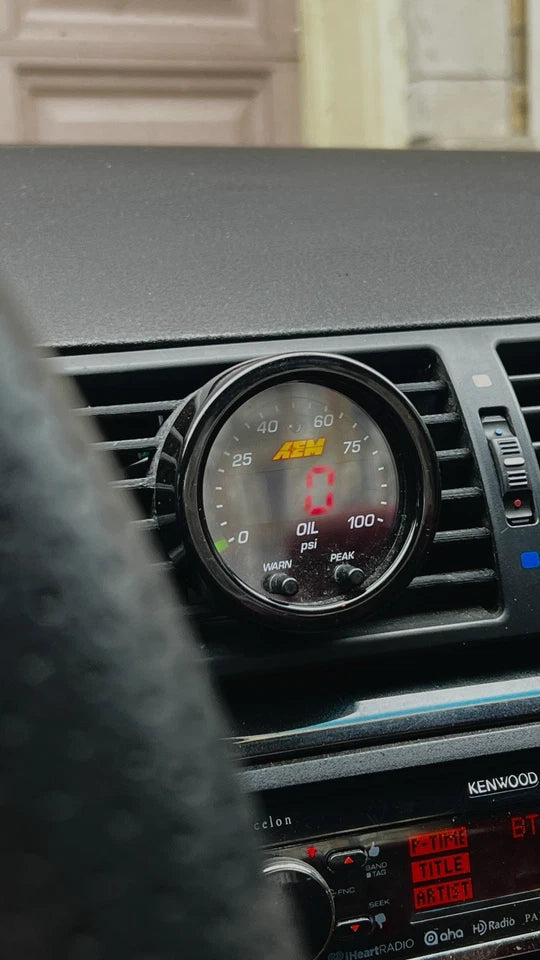 BMW E46 3 Series 52mm Center Air Vent  Aftermarket Gauge Pod Mount Bracket Holder