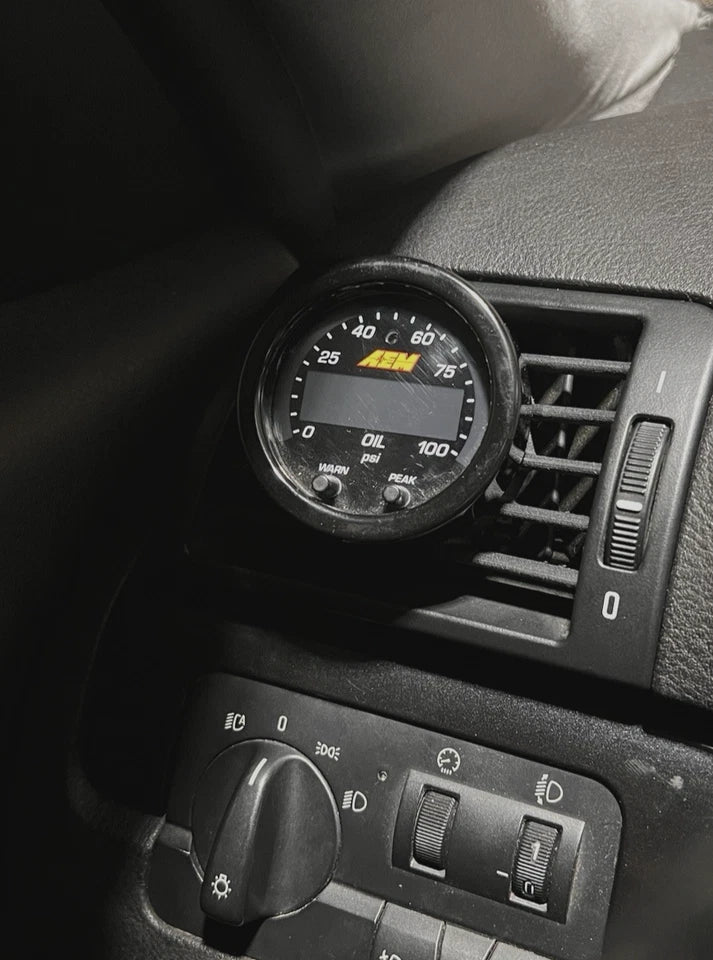 BMW E46 3 Series 52mm Side Air Vent  Aftermarket Gauge Pod Mount Bracket Holder