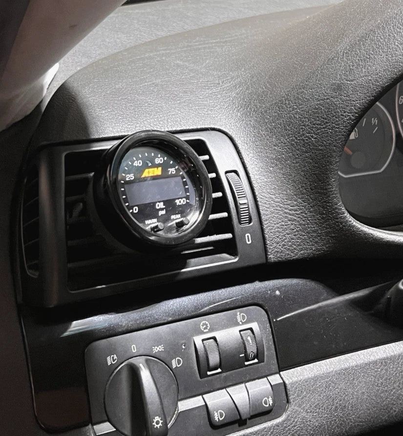 BMW E46 3 Series 52mm Side Air Vent  Aftermarket Gauge Pod Mount Bracket Holder
