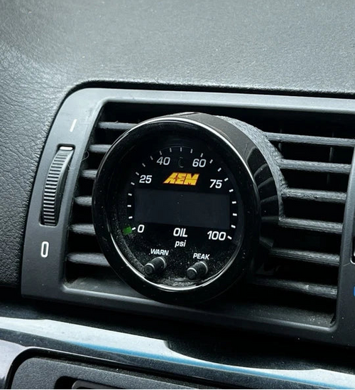 BMW Série 3 E46 (1998-2006) Support de Manomètre 52mm de Bouche d'Aération Centrale